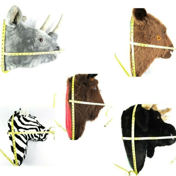 Fashion Trophy Head Wall Mounts 5 Piece Set - Picture 3 of 8